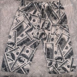 Money biker shorts